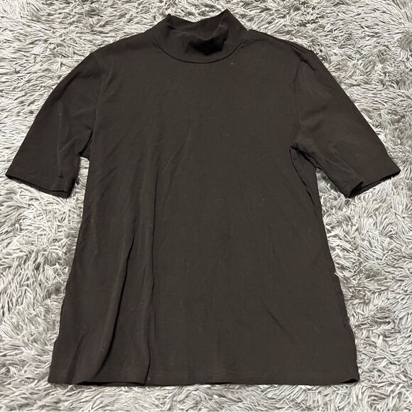 APRLL Mock Neck Short Sleeve Shirt Size XL - Picture 1 of 8